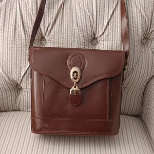 Brown Leather Shoulder Bag